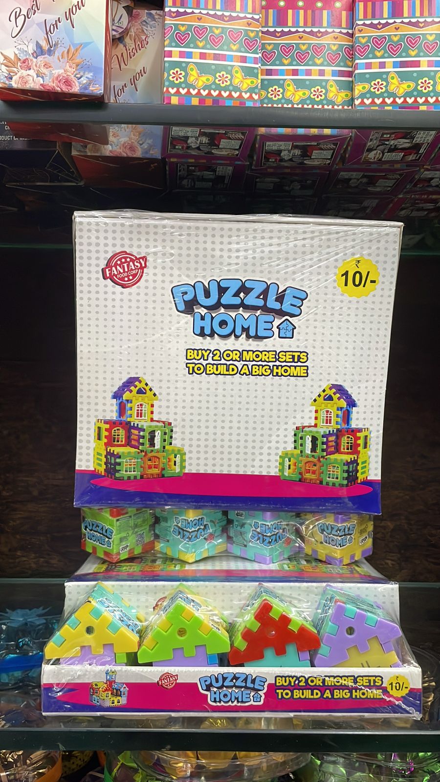 Puzzle Home Building Set by Fantasy Pop Corp ( 24 pcs inside )