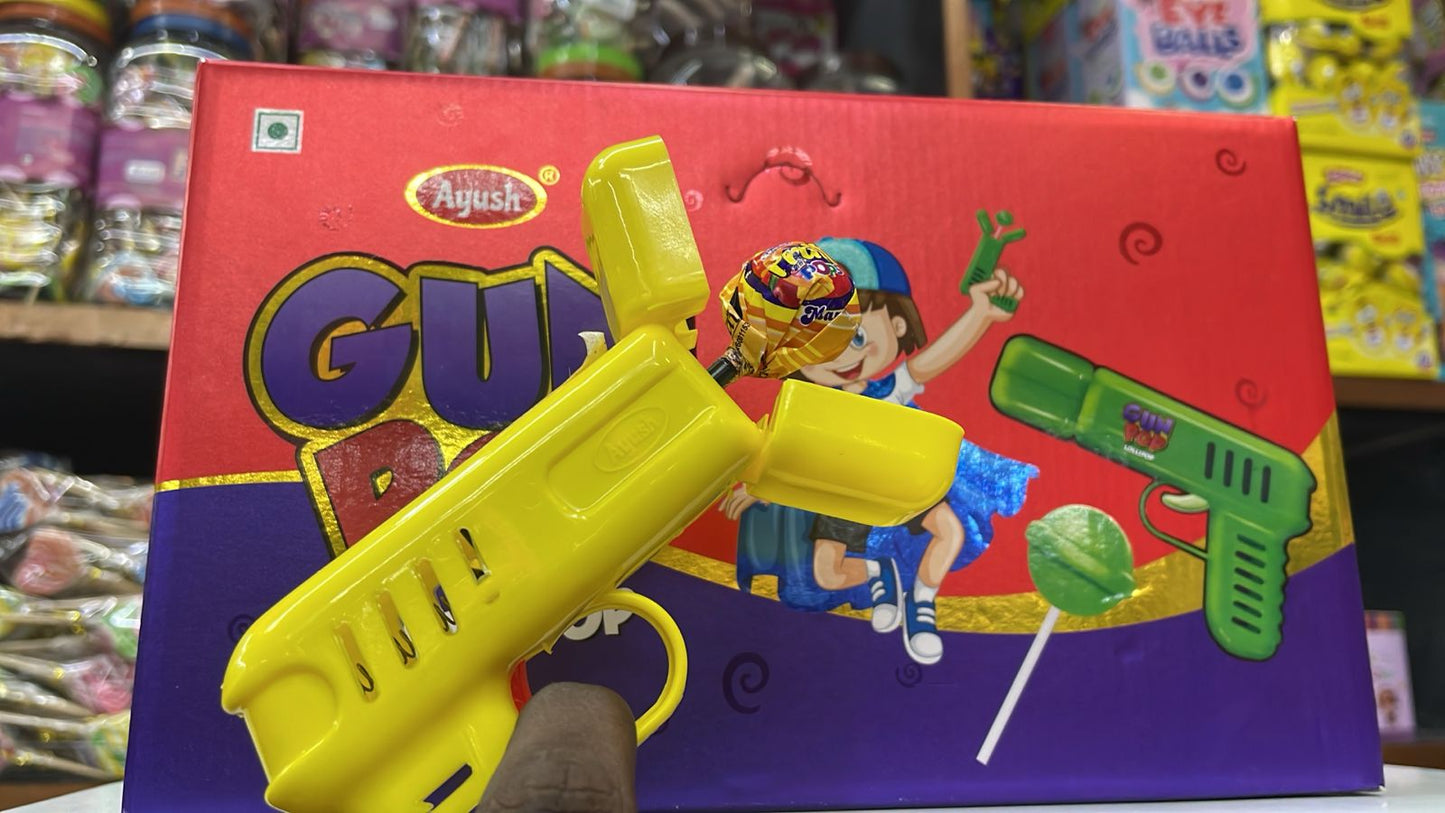 Ayush Gun Pop Lollipop (30 Pcs Box)