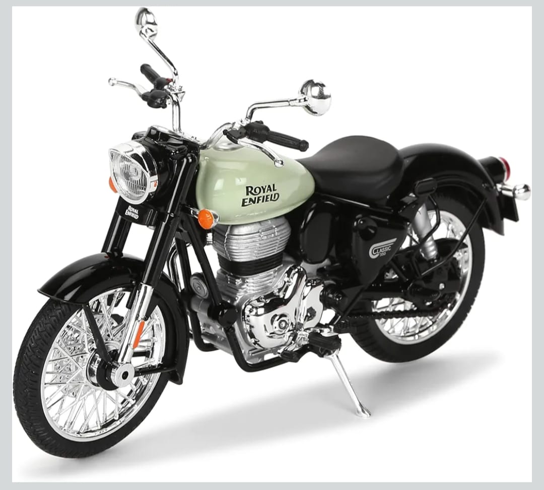 Royal Enfield Classic 350 Scale Model – Premium Die-Cast Motorcycle Collectible (1:12 Scale)
