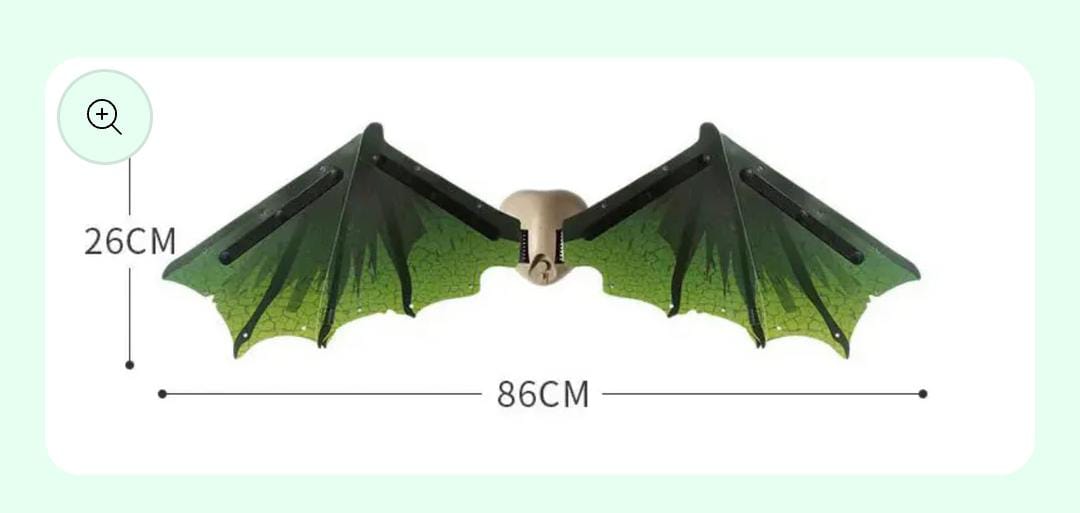Kids LED Dragon Wings Costume – Light-Up Wearable Wings for Fantasy Play & Dress-Up Adventure