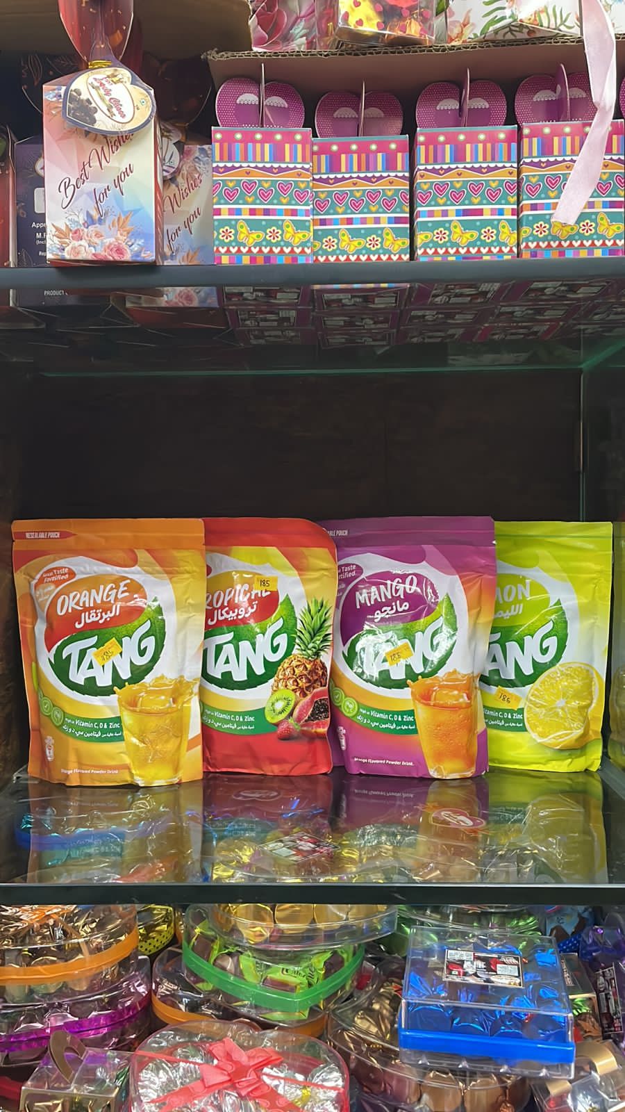 Tang Instant Drink Mix Variety Pack (Orange, Tropical, Mango, Lemon)