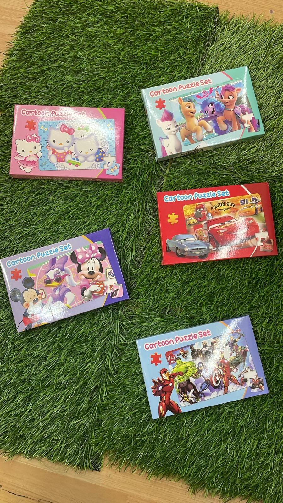 Cartoon Puzzle Set (Assorted Characters)