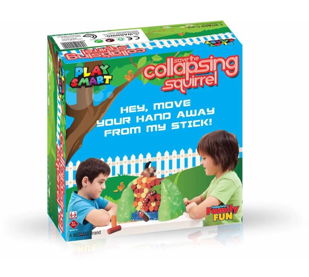 PlaySmart Save the Collapsing Squirrel Game – Fun Family Strategy Game by Mitashi