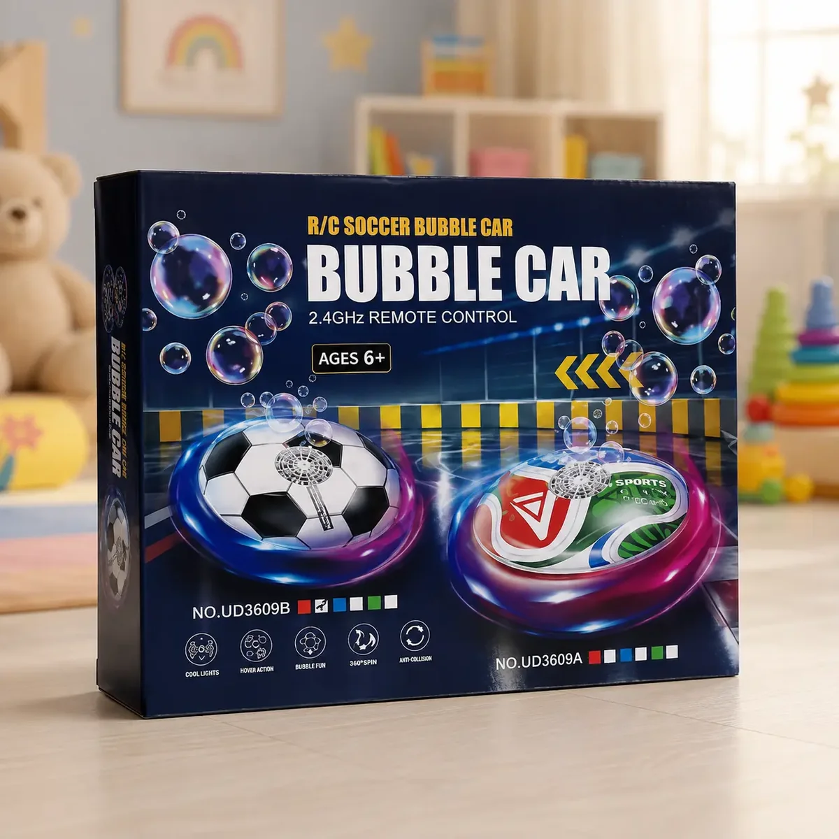 2.4Ghz Remote Control Soccer Bubble Car