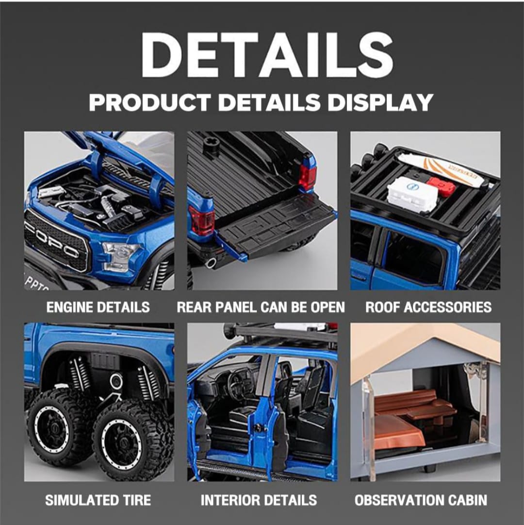 Ford F-150 Raptor Diecast Model – 1:24 Scale