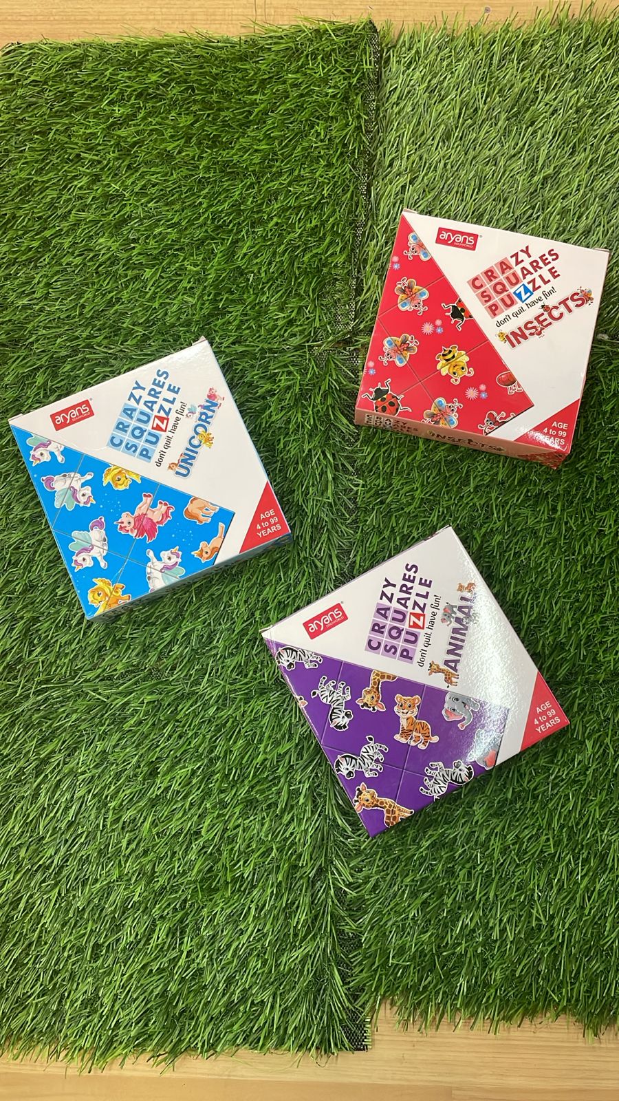 Aryans Crazy Squares Puzzle (pack of 3)