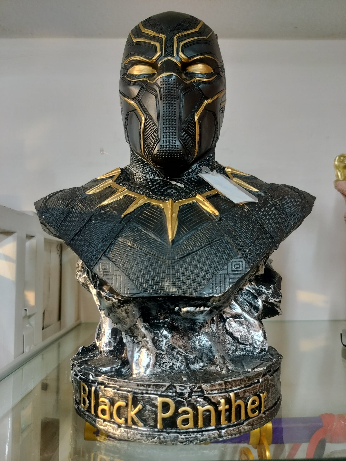 Black Panther Bust Statue – Marvel Wakanda Hero Display Piece