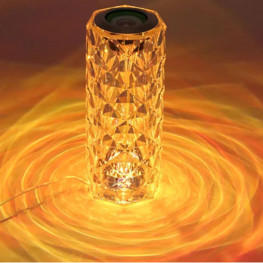 Crystal Diamond LED Table Lamp with Remote Control