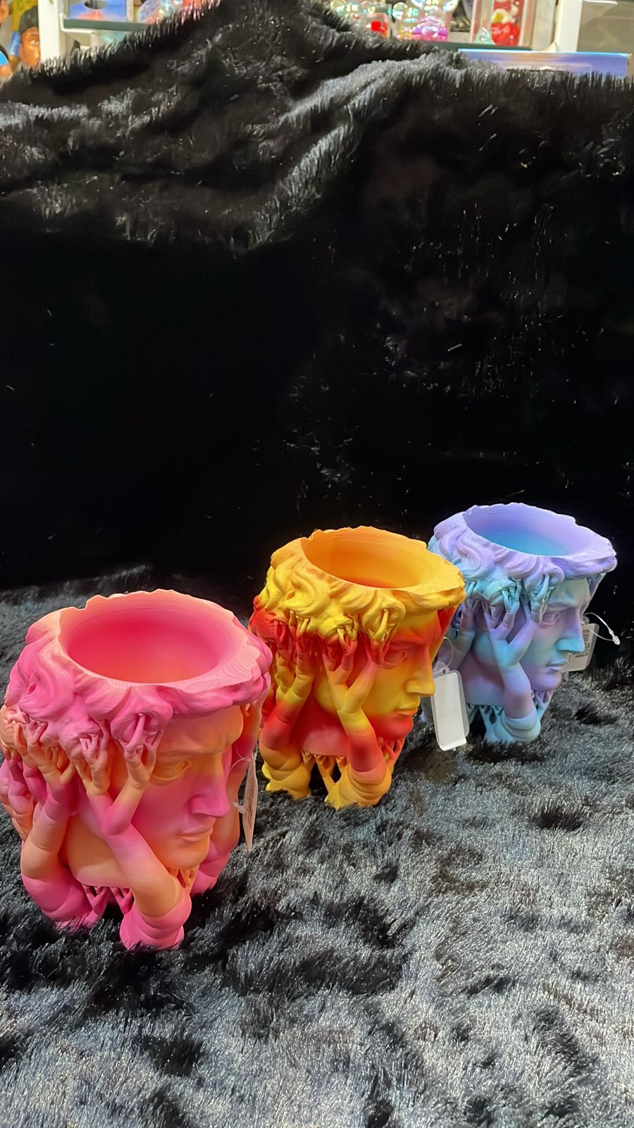 Chromatic Thinker Planter Trio