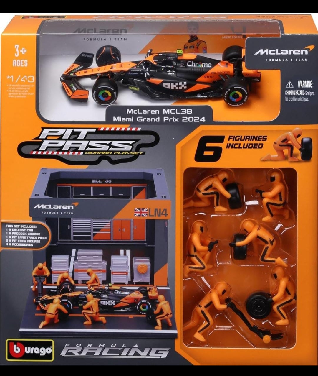 Burago 2024 Pit Stop 1:43 Scale