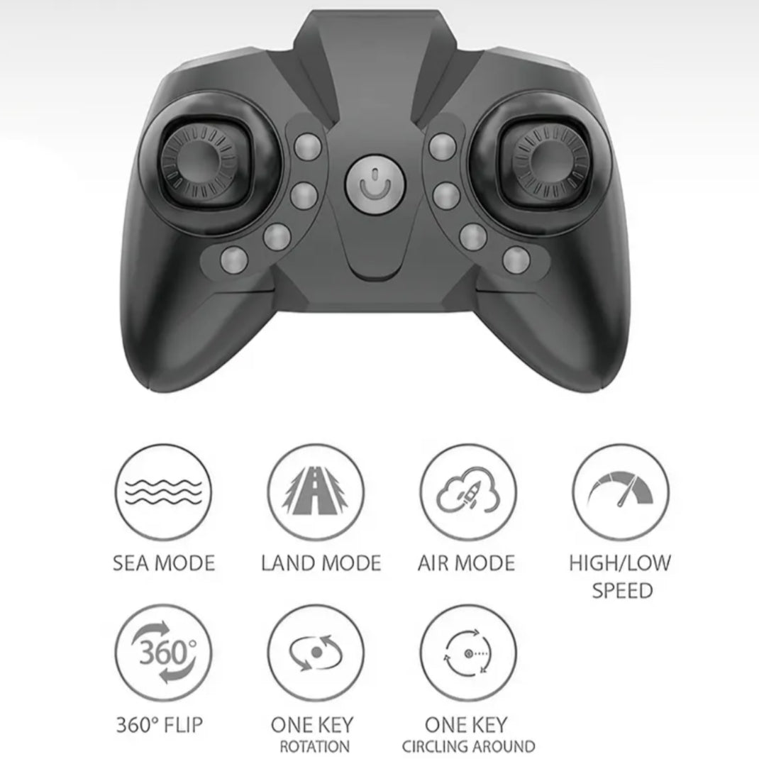 Air Mode Flying Dolphin Drone – Mini RC Quad