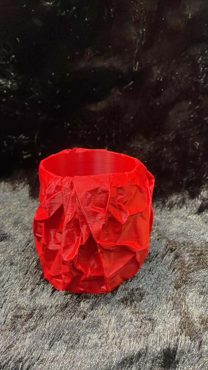 Textured Triad Planters (Set of 3) - Red, Teal, White