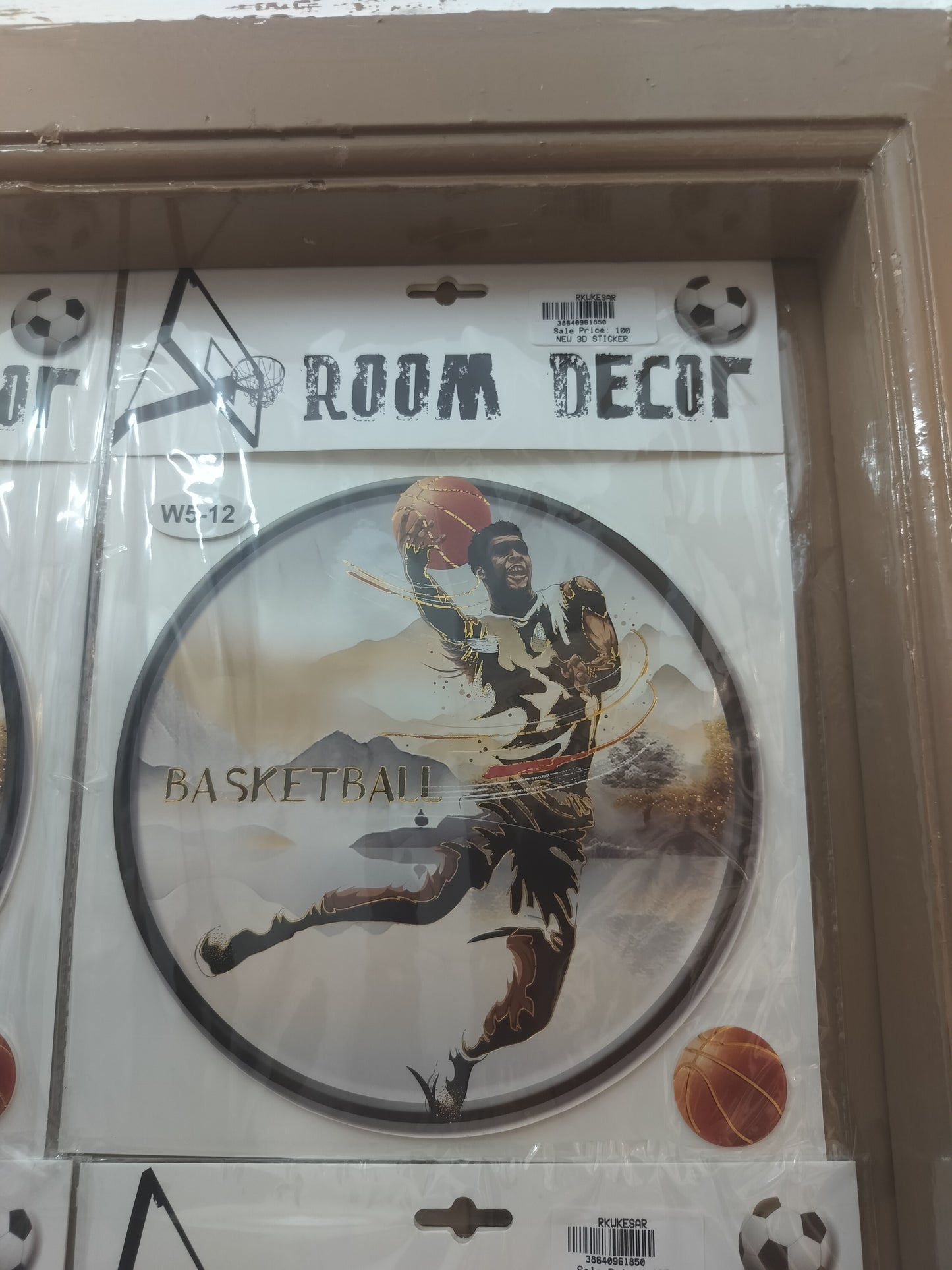 3D Sports Wall Stickers - Room Décor