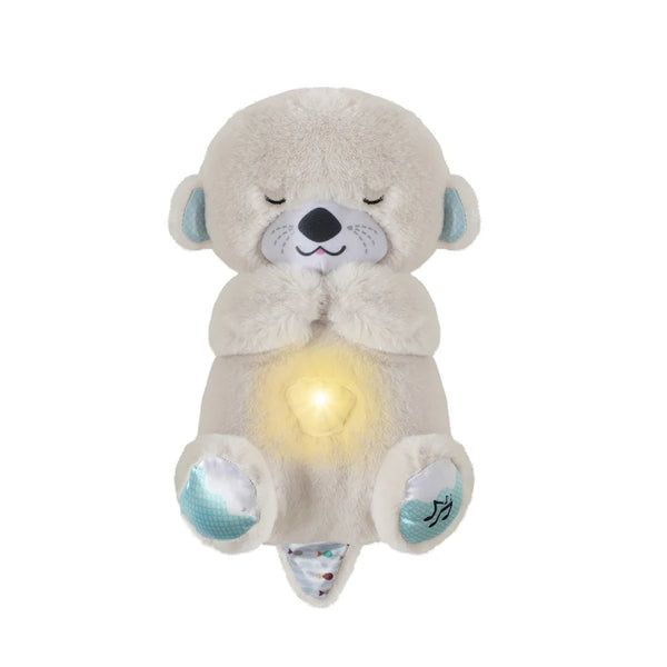 Sleep Breathing Teddy Bear Soft Toy with Light Sound