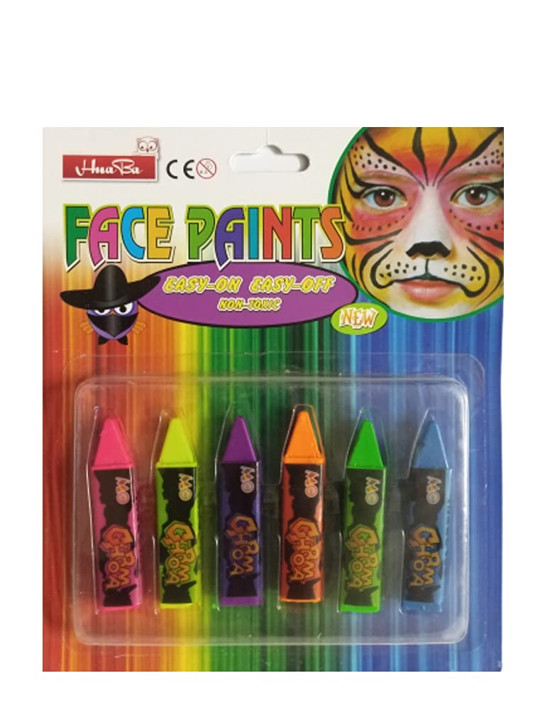 Face & Body Paint Crayon Sticks for Kids