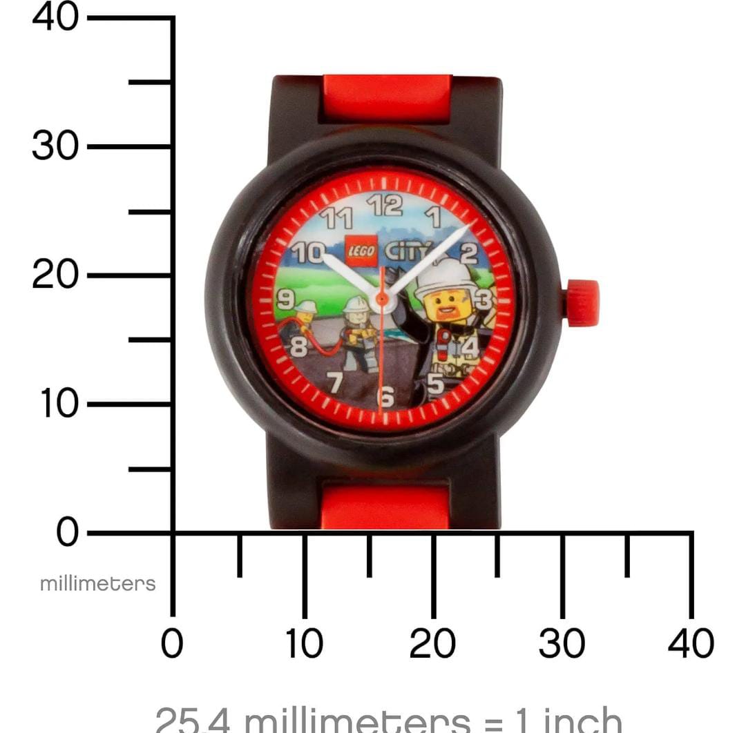 LEGO® City Firefighter Buildable Watch Set with Minifigure