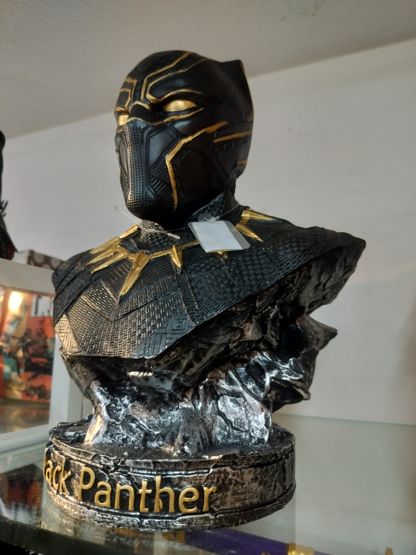 Black Panther Bust Statue – Marvel Wakanda Hero Display Piece