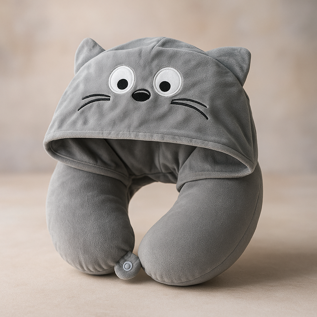 Hooded Travel Neck Pillows
