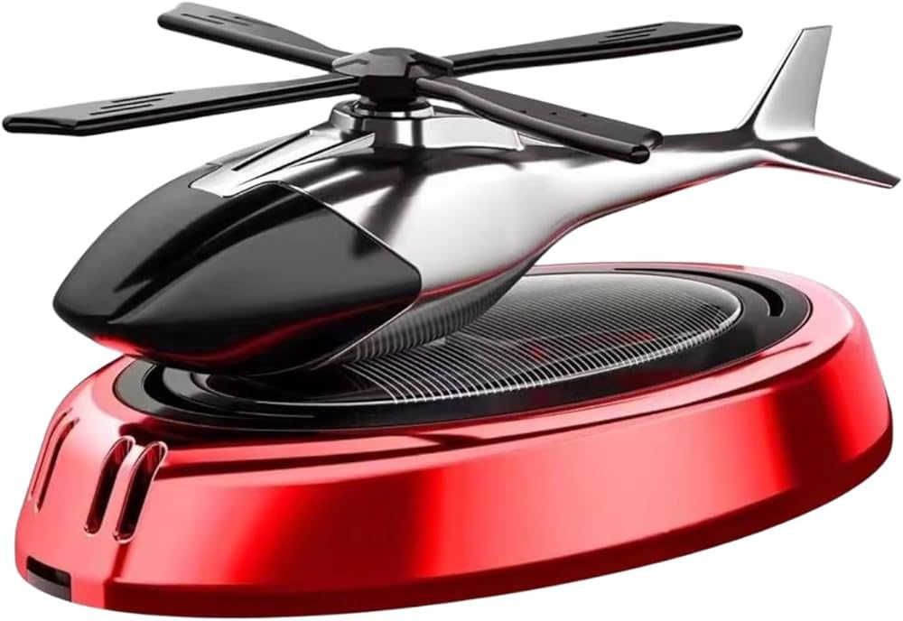Solar-Powered Helicopter Car Air Fresheners