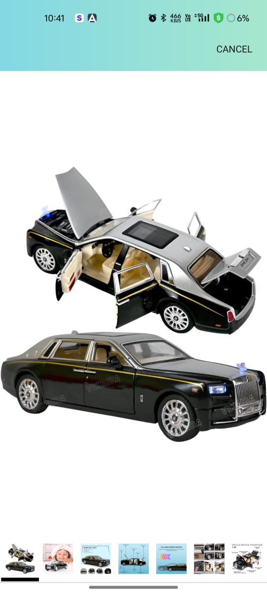 Rolls-Royce Phantom 1:32 Scale DieCast Model Car