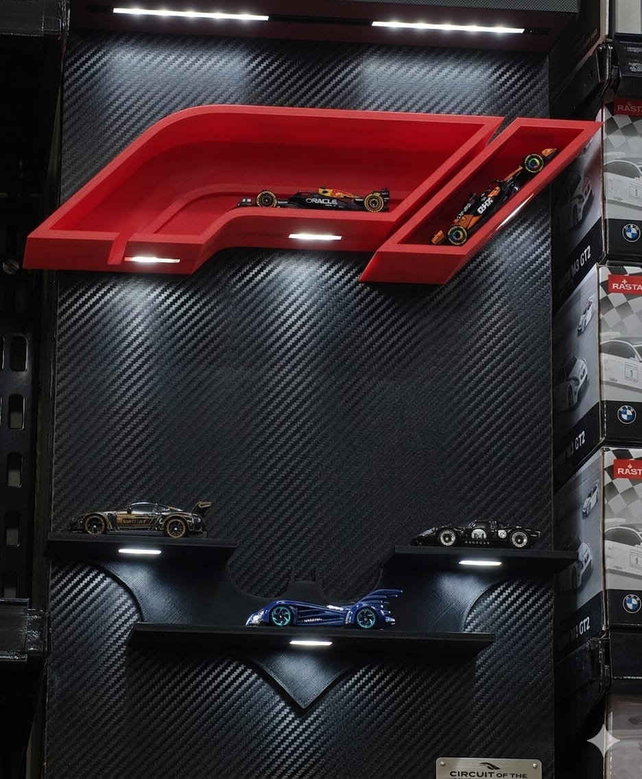 Car Stand & Die cast car Combo