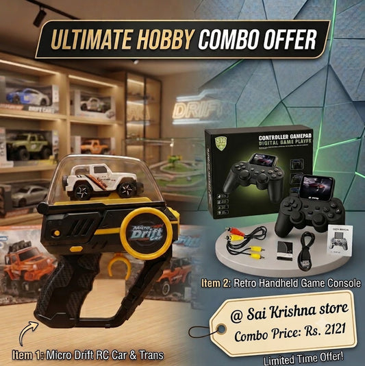🏎️ ULTIMATE HOBBY COMBO OFFER: Drift & Play Set 🎮
