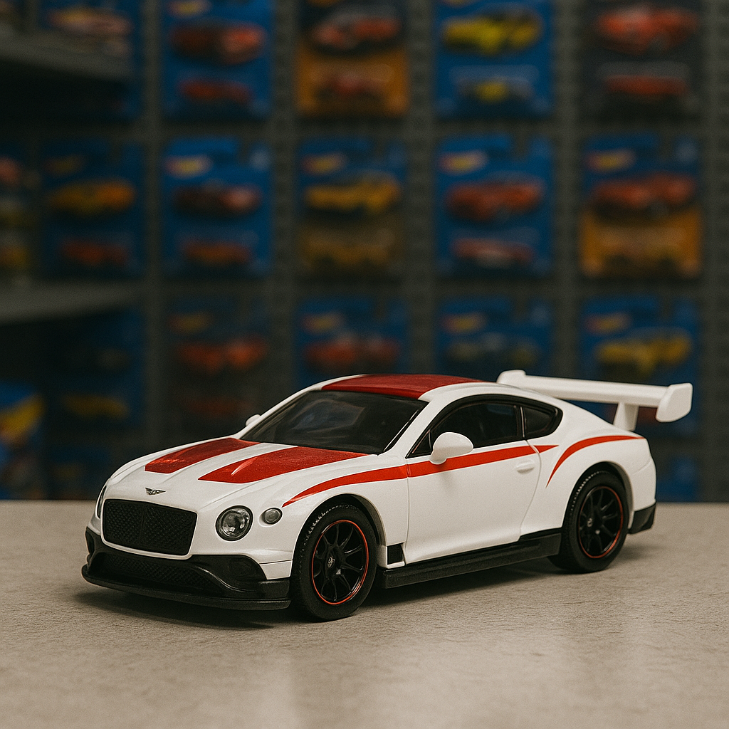 2018 Bentley Continental GT3 ⚪🔴  – Hot Wheels Premium | Fast & Furious Series (4/5)