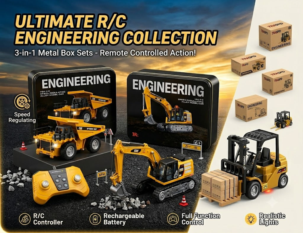 🛠️ Ultimate 3-in-1 R/C Heavy-Duty Construction Collection