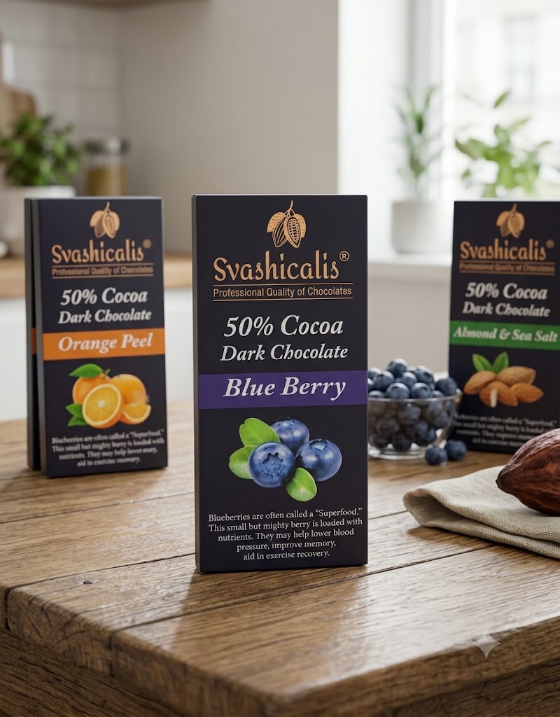Svashicalis Premium Artisan Chocolate Bar (80g) (Pack of 2)