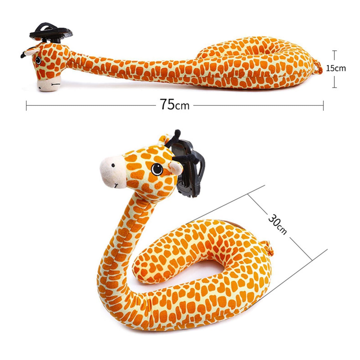 Neck Pillow Phone Holder for Bed | Travel |Random Colour