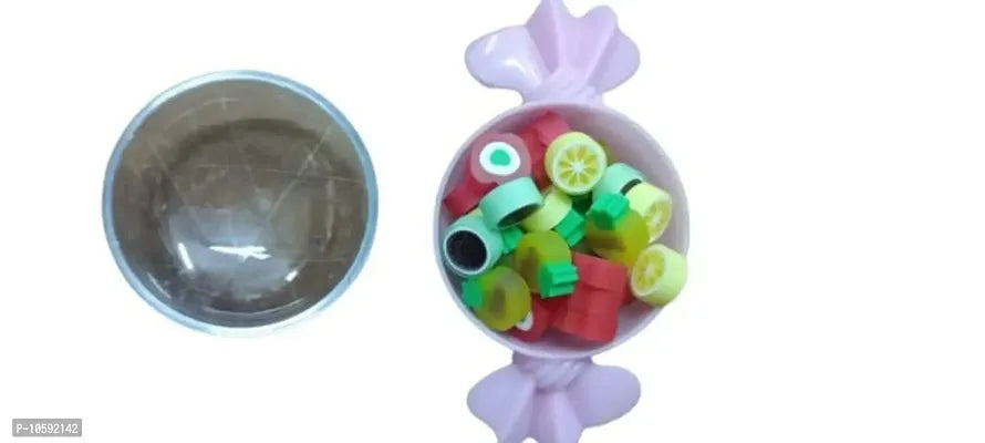 Sweet Mini Candy-Shaped Erasers Set