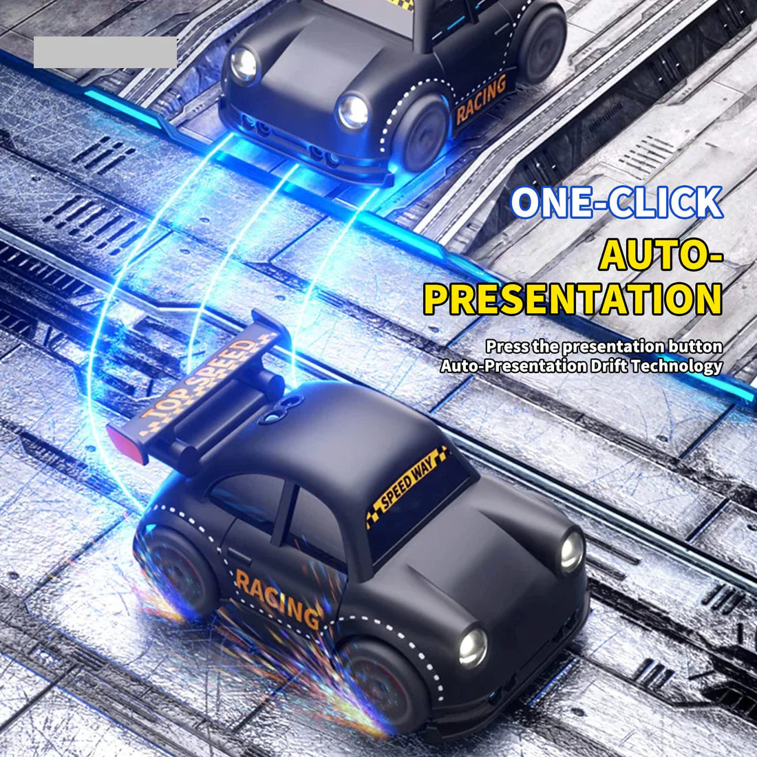 Magic car 2.4GHz Electric Remote & Induction Controlled Mini Drift Car - Smart Escape Mini Drift Car