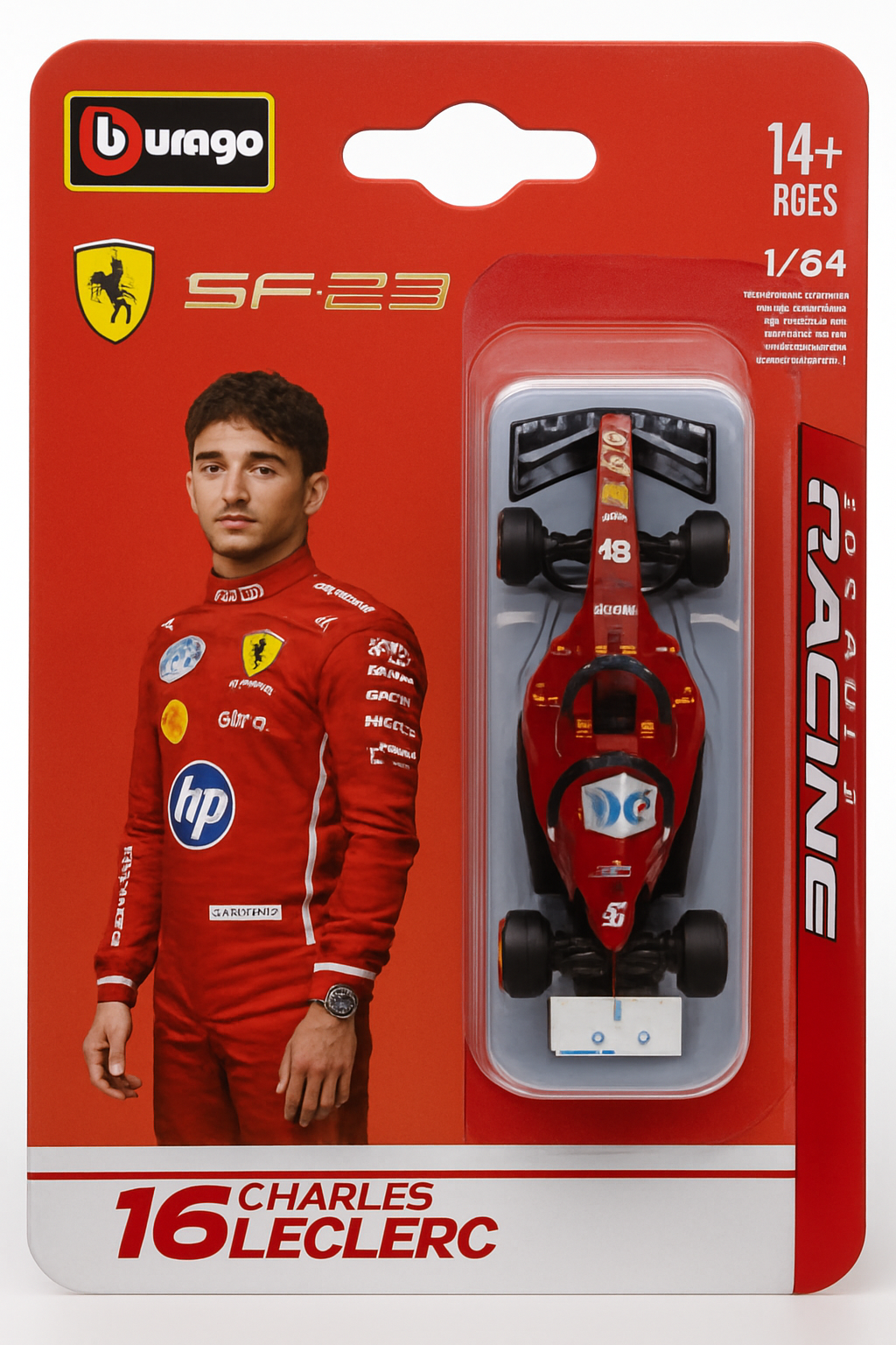 F1 Miniature Die-Cast Car Collection – Leclerc, Piastri, Russell & Verstappen | Official Bburago Display Pack