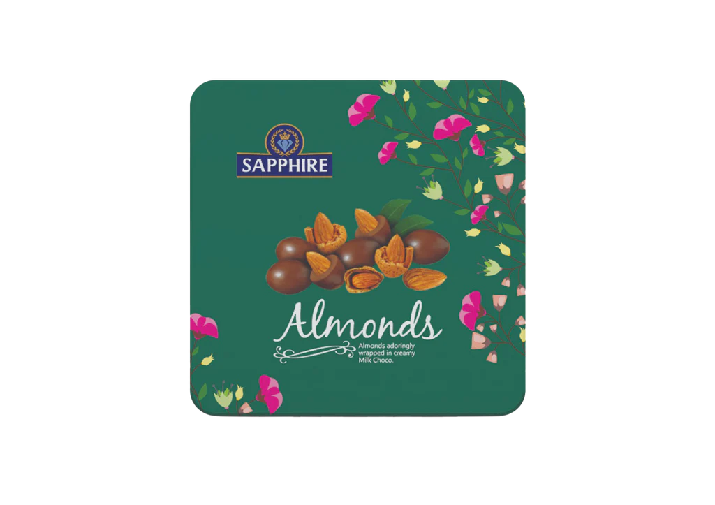 SAPPHIRE  Almonds, Raisins, Hazelnuts covered in Milk Chocolate 200g