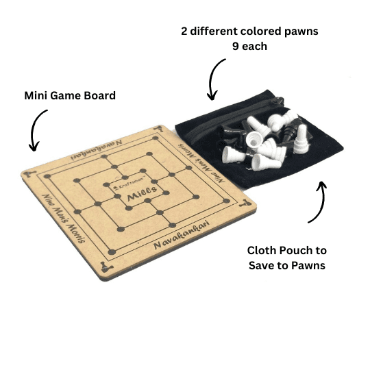 Nine Men’s Morris Board Game