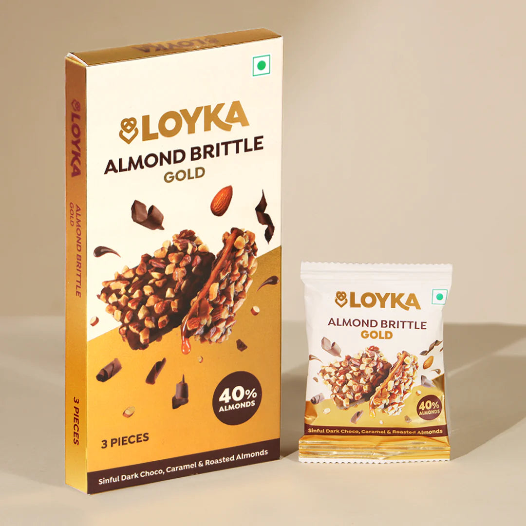 Loyka Almond Brittle Gold 3 Pcs Box