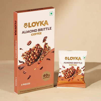 Loyka Almond Brittle Coffee 3 Pcs Box