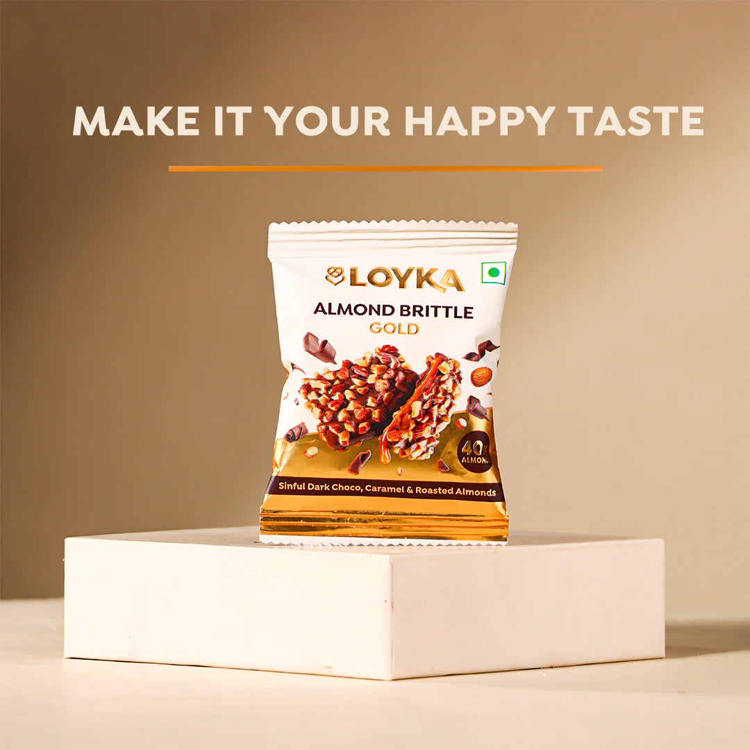 Loyka Almond Brittle Gold 3 Pcs Box