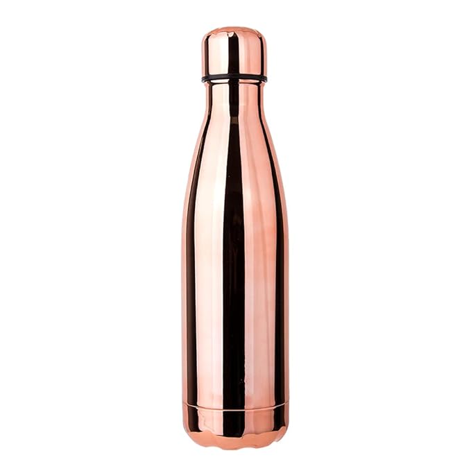 Gold sparkle water bottle