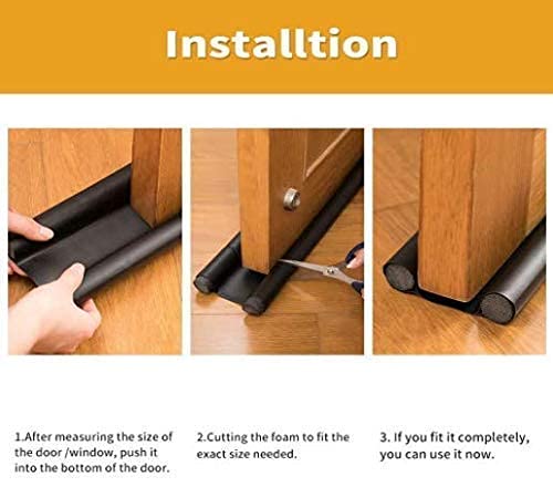 Door Bottom Sealing Strip Guard for Home (pack of 4)