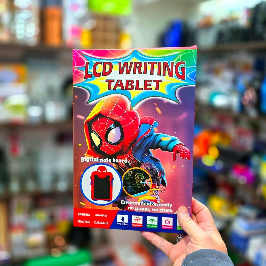 Spiderman Re-Writable LCD Writing Tablet Pad