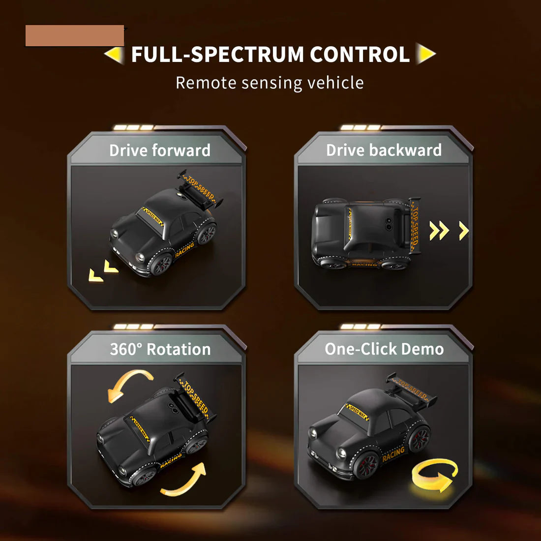 Magic car 2.4GHz Electric Remote & Induction Controlled Mini Drift Car - Smart Escape Mini Drift Car