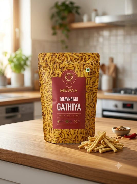 Vijay Mewaa Bhavnagri Gathiya – Traditional Melt-in-Mouth Tea-Time Namkeen