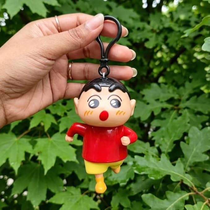 Cute and Premium GenZ 3D Figure Keyring, Anime and Cartoon Silicone Cosplay Accessories Collectible for Car and Bike, Unisex Bag Charm