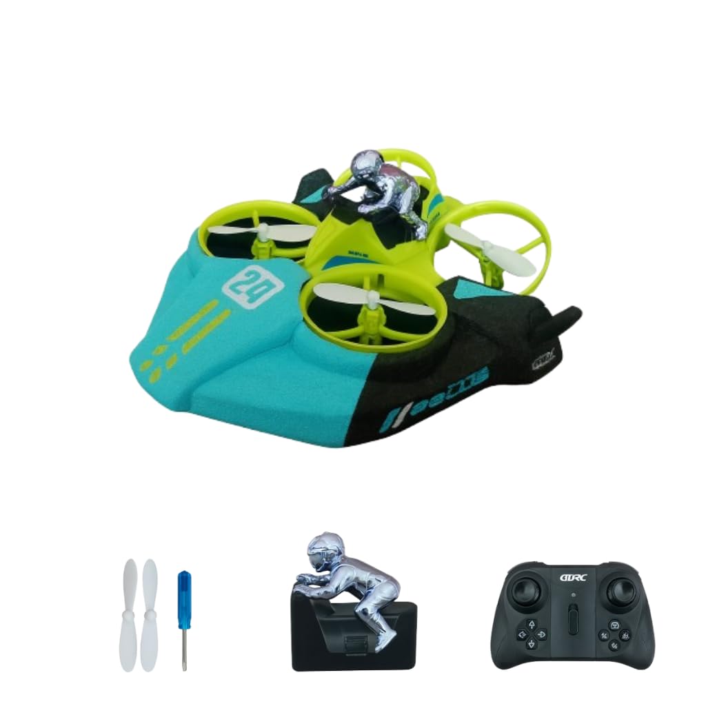 Remote Control Packer TriRider 3-in-1 RC Flying Car Toy | Air, Land & Water Remote Control V ...