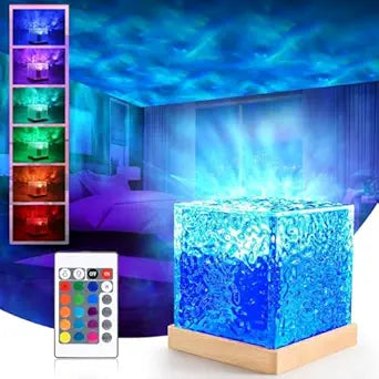 Ocean Wave Projector Lamp 3D Water Wave Effect