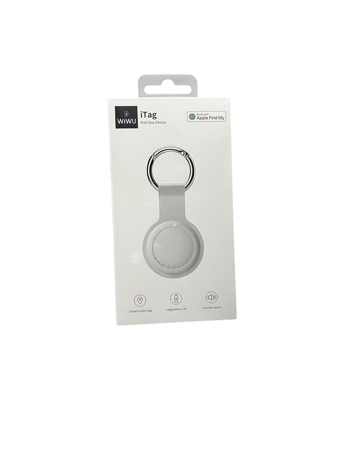 WIWU Anti-Lost Tag GPS Locator Device, White
