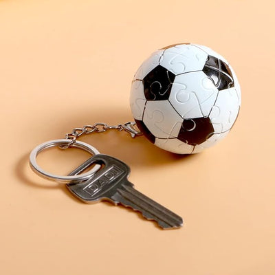 Football Puzzle Keychain - Challenge On the Go