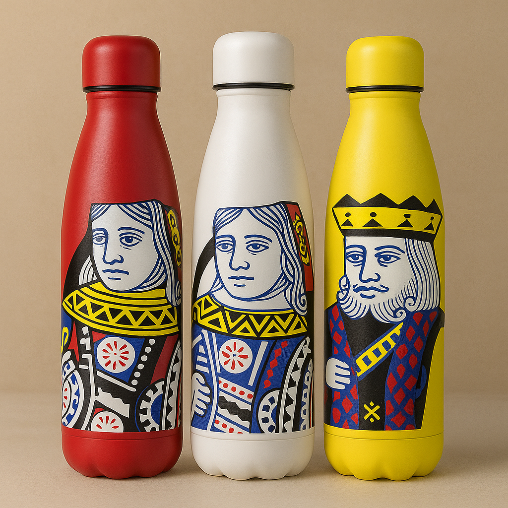 ♠️♦️ Royal Flush Bottle Set – Ace Your Hydration Game!