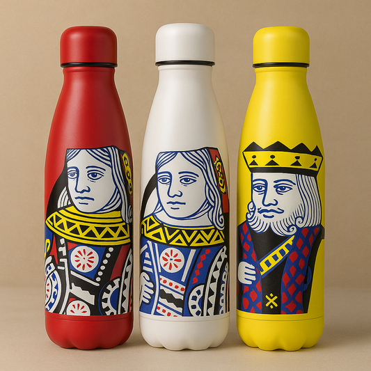 ♠️♦️ Royal Flush Bottle Set – Ace Your Hydration Game!